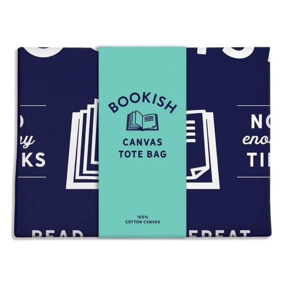 Bookish Canvas Tote Bag (New) - Picture 2 of 2